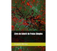 Livro de Colorir de Frutas Simples