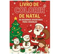 Livro de colorir de natal