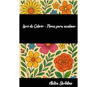Livro de Colorir - Flores para acalmar