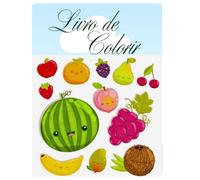 Livro de colorir: Frutas divertidas