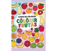 Livro de Colorir Frutas Educativo