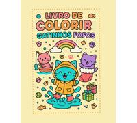 Livro de Colorir - Gatinhos Fofos: Atividades criativas e divertidas para crianças | Com desenhos de gatinhos adoráveis para pintar