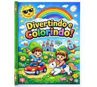 Livro de colorir infantil - Diversão criativa para crianças: Desenhos grandes e fáceis para estimular a criatividade