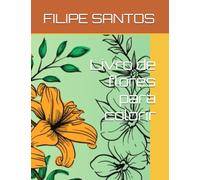 Livro de flores para colorir