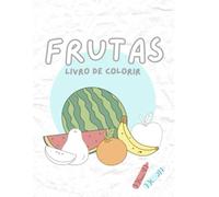 Livro de Frutas para colorir