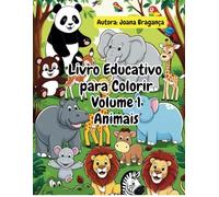 Livro Educativo para Colorir - Animais