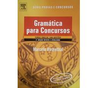 livro gramatica para concursos marcelo rosenthal Ed. 2009