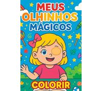 Livro Inclusão para Colorir 76 desenhos - Meus Olhinhos Mágicos - Tampão