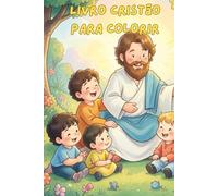 Livro infantil cristão para colorir