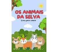 Livro para colorir Animais da Selva
