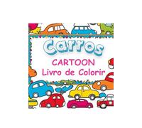 Livro para Colorir - Carros Cartoon