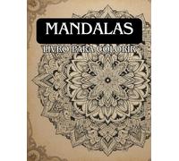 Livro para colorir com 75 mandalas