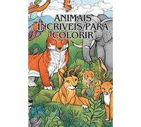 Livro para colorir com seu filho com 80 animais 3D