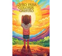 Livro para colorir cristao com 50 desenhos 3D