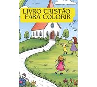 Livro para Colorir Cristão com 80 Desenhos 3D
