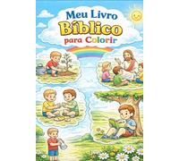Livro para colorir Cristão com 80 Desenhos 3D