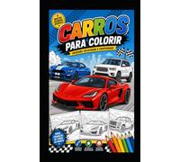 Livro para Colorir de Carros
