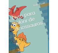Livro para colorir de dinossauros