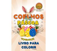 Livro para Colorir dos Coelhos de Páscoa Fofinhos