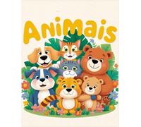 Livro para colorir infantil educativo animais + de 70 animais para colorir com níveis de dificuldade aumentando