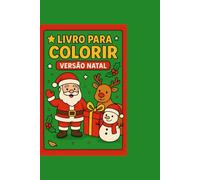 livro para colorir versão natal
