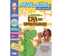 livro uma aventura na era dos dinossauros coleco milkshak