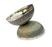 Livronic Bronzo Kansa Natural Vatki Cup Ayurvedico Detox Massaggiatore Piede Rilassamento e Pulizia Profonda Antica Tecnica Indiana