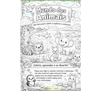 Livros para colorir mundo dos animais