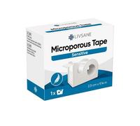 Livsane Microporous Tape Sensitive 2,5 Cm X9,14 m 1 Pezzo