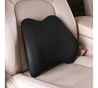 Livtribe Cuscino lombare per sedile auto, cuscino di supporto in memory foam per la parte bassa della schiena, ideale per sedili auto, sedia da ufficio, sedia a rotelle (nero)