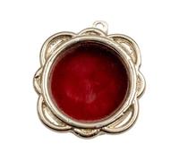 LivuX Mini reliquiario in ottone nichelato - Ø 2,5 cm - Contenitore color argento per piccole reliquie - Mini vaso sacrale in metallo per uso devozionale 1216