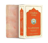LivuX Sapone Chakra Swadhistana - 2° chakra sacrale - Sapone naturale fatto a mano con arancia e cannella - 70 g - Vegano & Agitato a freddo - Equilibrante & Idratante 1277