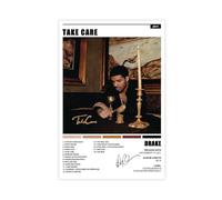 Liwaed Poster su tela con Drake Music "Take Care", senza cornice: 30 x 45 cm