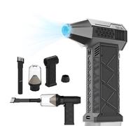 Liwankaqi Aria Compressa Elettrico, 5 Velocità 150000 RPM Elettrico Rimuovi Polvere mit 10000mAh,Compressed Air Duster Portatile per la Pulizia del PC, Divano, Tastiera, Auto