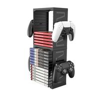 Liwankaqi Torre di immagazzinamento per videogiochi Game storage tower compatibile con PS5/PS4/Xbox Series X/Xbox One/Nintendo Switch