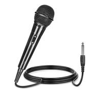 LIWEARE Microfono dinamico vocale, microfono a mano, microfono vocale, microfono vocale, jack 6,5 mm, XLR portatile, micro micro, per DVD, TV, KTV, audio mixer, cantare, streaming podcast party