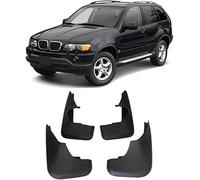 Liweibin Auto Paraspruzzi per BMW X5 E53 2002-2006, Anteriore Posteriore Paraschizzi Parafanghi Pneumatico Accessori Protezione