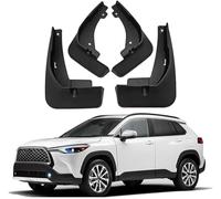 Liweibin Auto Paraspruzzi per Toyota Corolla Cross 2020-2023, Anteriore Posteriore Paraschizzi Parafanghi Pneumatico Accessori Protezione