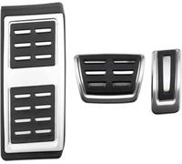 Liweibin Pedaliera Auto per Audi A1 2012-2021 At with Rest, Non-Slip Acceleratore Freno Poggiapiede Pedale Copertura Copri Pedali, Poggiapiedi Pedali