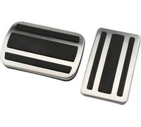 Liweibin Pedaliera Auto per Opel Grandland X 2017 2018 2019, Non-Slip Acceleratore Freno Poggiapiede Pedale Copertura Copri Pedali, Poggiapiedi Pedali