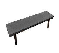 LIWEIREN Cuscini Giardino Esterno per Panche 38 x 80 cm con Fondo Antiscivolo Cuscino Panca Esterno Impermeabile su Misura Parte Inferiore Antiscivolo Davanzale Della Finest, Grigio Scuro