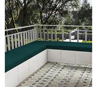 LIWEIREN Cuscini per Panca Personalizzati 50 x 80 cm con Fondo Antiscivolo Cuscino per Panchina Fodera Lavabile per Mobili da Giardino, Dondoli, Chaise Longue, Sdrai, Panche, Verde