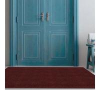 LIWEIREN Zerbino Ingresso 60 x 82 cm Resistente Sporco, Antiscivolo e Essorbente Tappeto D'Ingresso Interno Varie Misure per Interni Ed Esterni, Casa e Ufficio, Rosso