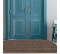 LIWEIREN Zerbino Ingresso 60 x 86 cm Resistente Sporco, Antiscivolo e Essorbente Tappeto D'Ingresso Interno Varie Misure per Interni Ed Esterni, Casa e Ufficio, marrone
