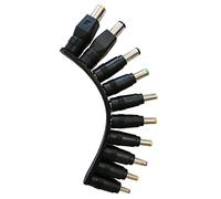Liwinting adattatore di alimentazione universale da 10 pezzi 5,5x2,1 mm connessione CC a 10 adattatori a spina Adattatore a spina cava CC per laptop e notebook