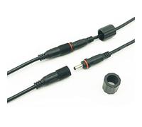 Liwinting Cavo di Prolunga CC Impermeabile 3,5 x 1,35 mm Cavo di Collegamento per Luci Esterne per Luci Solari da Giardino 3 metri,2pcs Nero