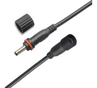 Liwinting Cavo di Prolunga CC Impermeabile 3,5 x 1,35 mm Cavo di Collegamento per Luci Esterne per Luci Solari da Giardino 2m, Nero