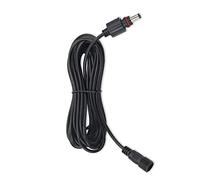 Liwinting Cavo di Prolunga CC Impermeabile 5,5 x 2,1 mm Cavo di Collegamento per Luci Esterne per Luci Solari da Giardino 2m, Nero