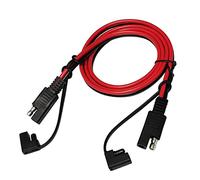 Liwinting SAE Cable Connector, 2Pin Vehicle Extension Cable with Quick Connect/Disconnect, 14AWG with Dust Cap Bracket, 2m/6.56ft