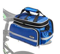 Lixada 10-25L Borsa per Sedile Posteriore per Bicicletta Impermeabile Resistente allo Strappo con Tracolla e Parapioggia 33 * 23 * 26 cm, Portapacchi Bici Tasche Multiple per Il Ciclismo